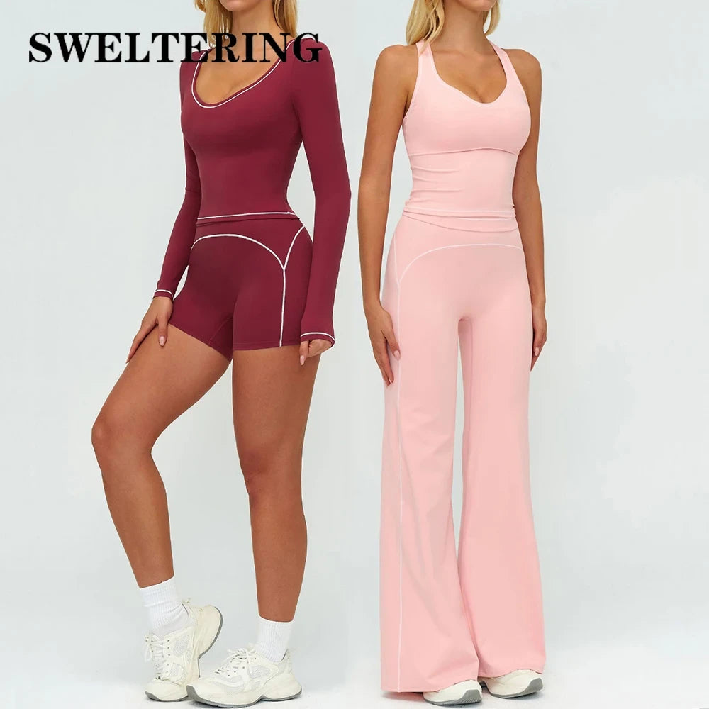 Seamless Yoga Tracksuit Set