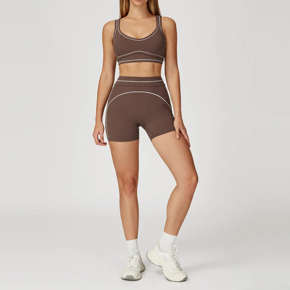 Seamless Yoga Tracksuit Set