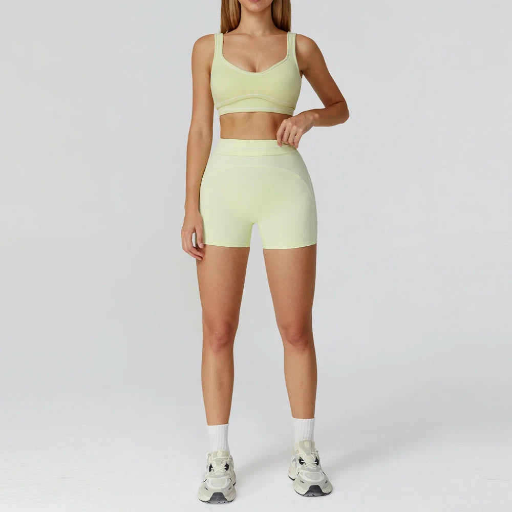 Seamless Yoga Tracksuit Set