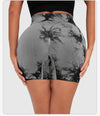 Seamless Tie-Dye Fitness Shorts