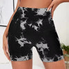 Seamless Tie-Dye Fitness Shorts