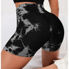 Seamless Tie-Dye Fitness Shorts