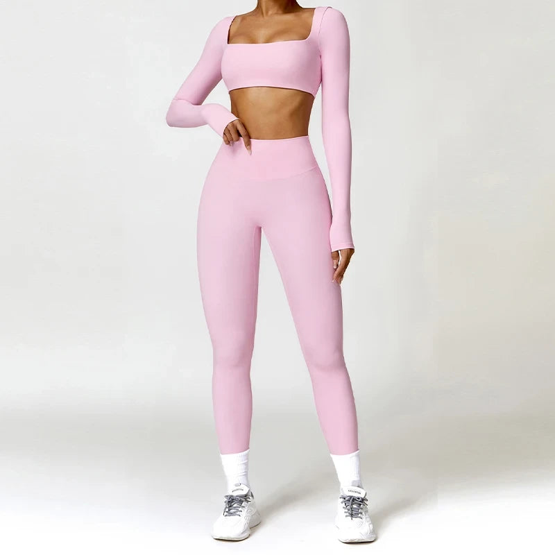 Seamless Knit Workout Set