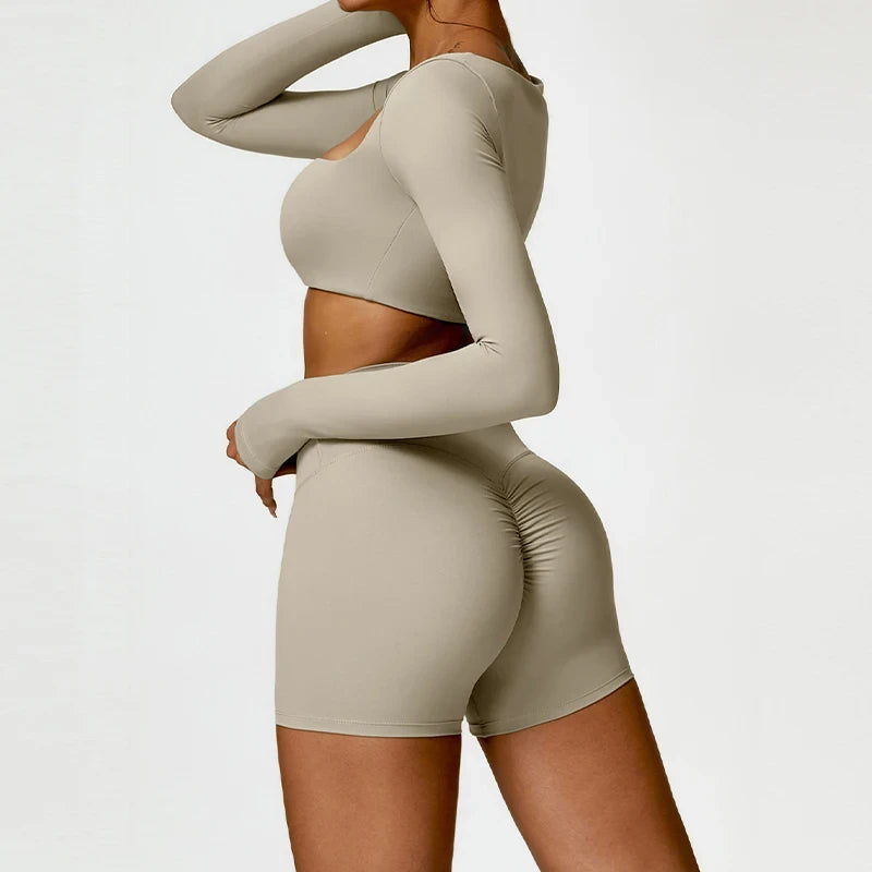 Seamless Knit Workout Set