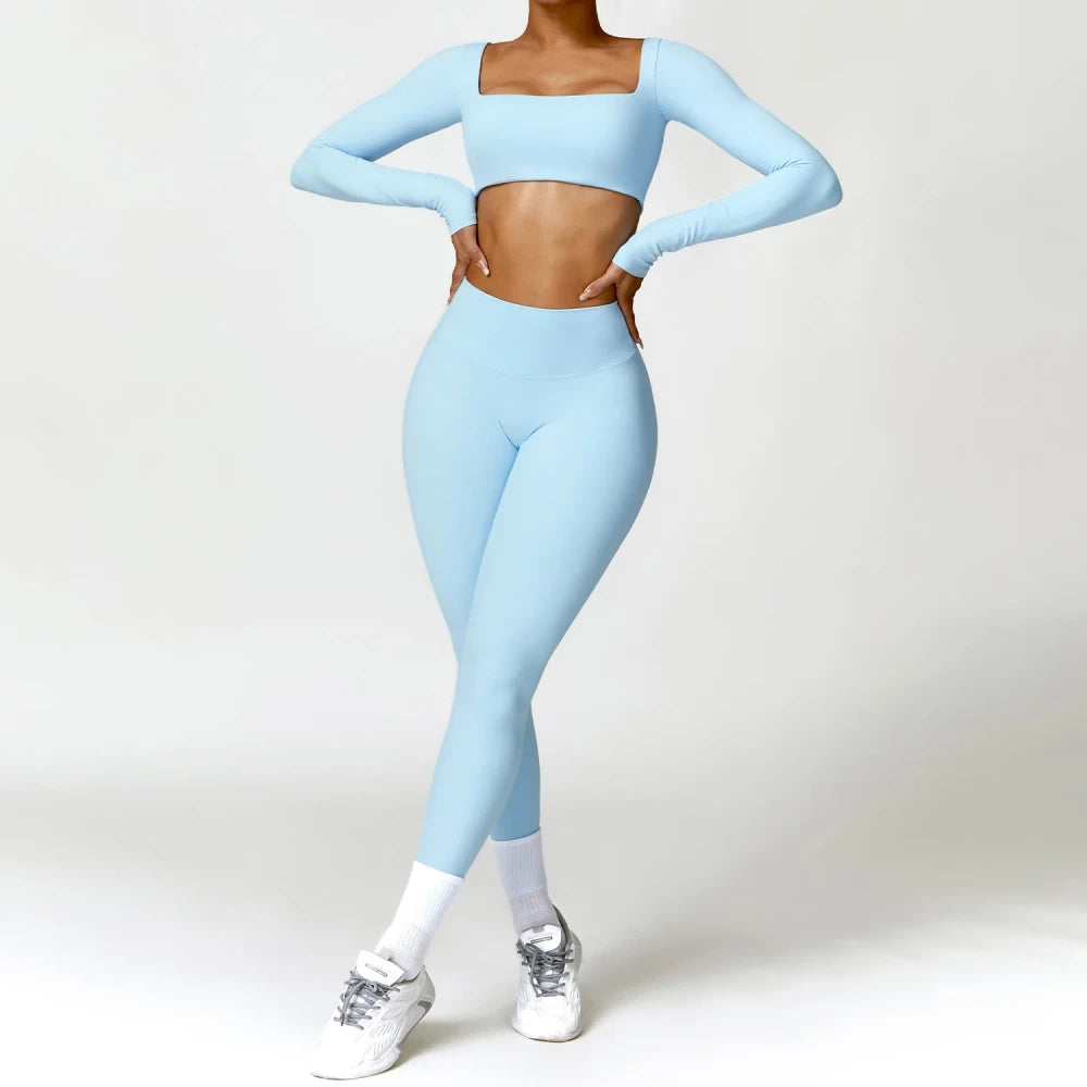 Seamless Knit Workout Set