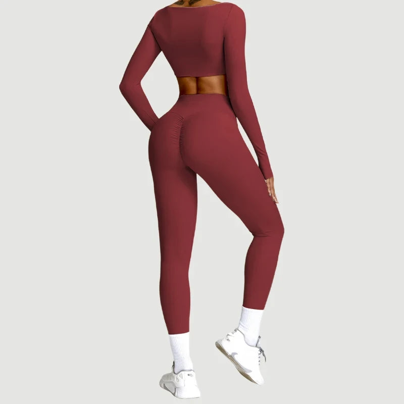 Seamless Knit Workout Set