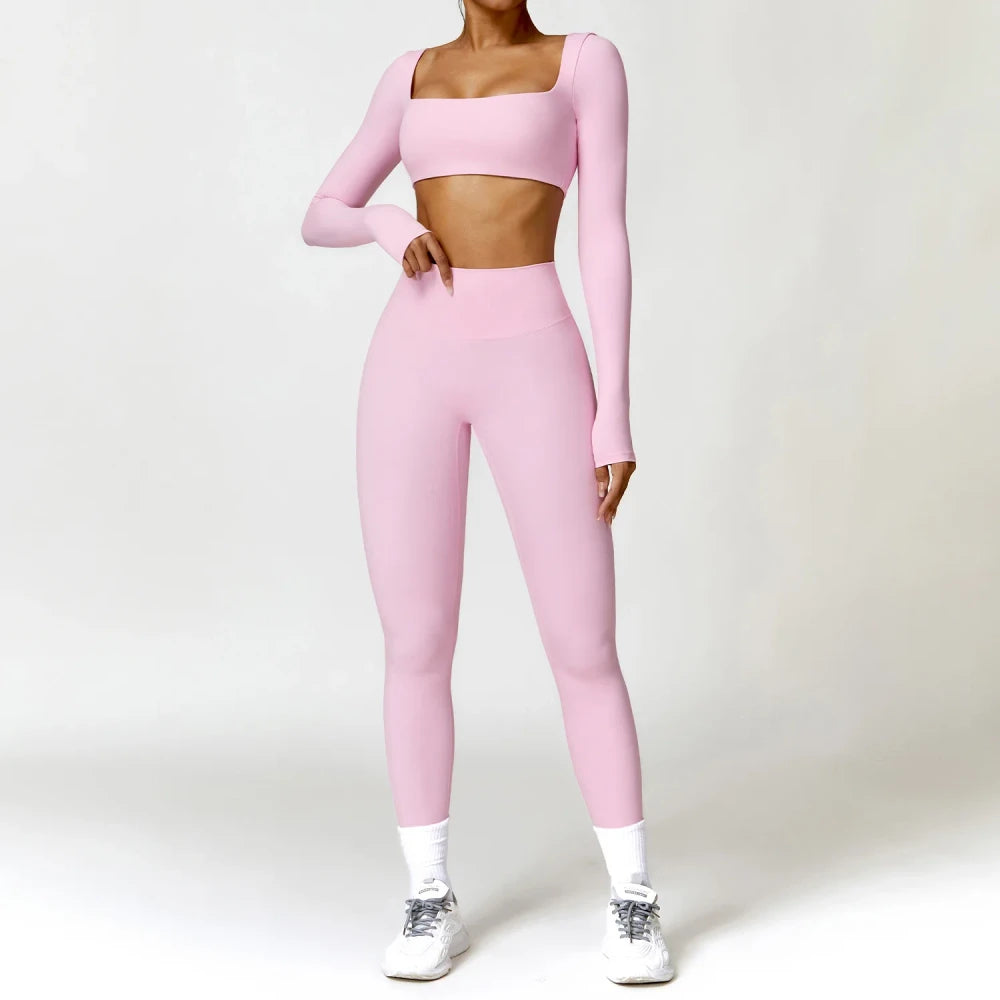Seamless Knit Workout Set