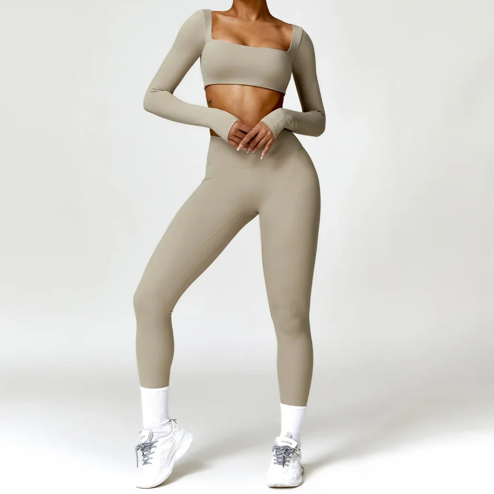 Seamless Knit Workout Set