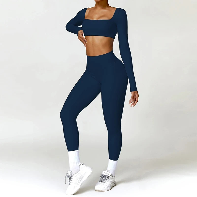 Seamless Knit Workout Set