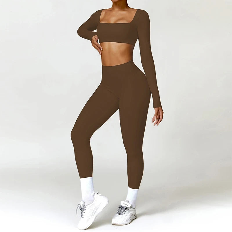 Seamless Knit Workout Set
