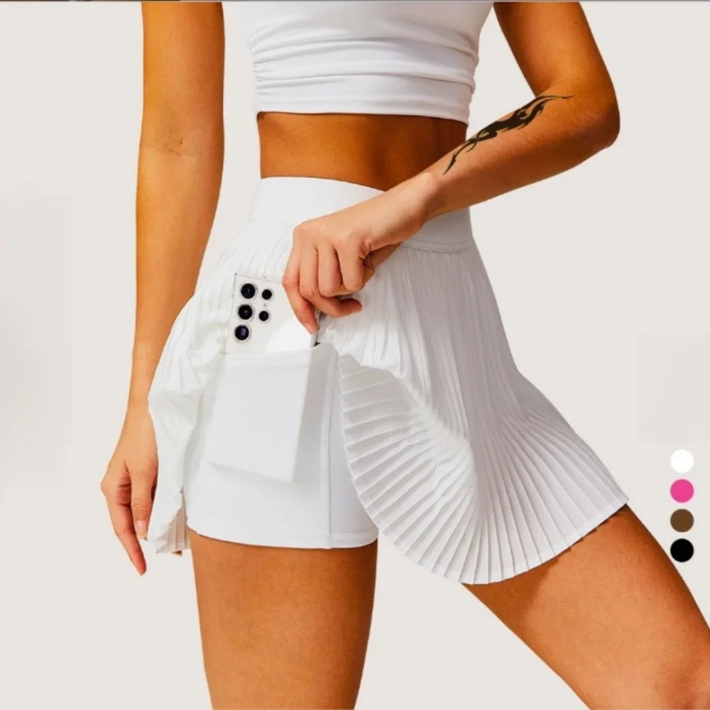 Pleated Tennis Skirt with Inner Pocket