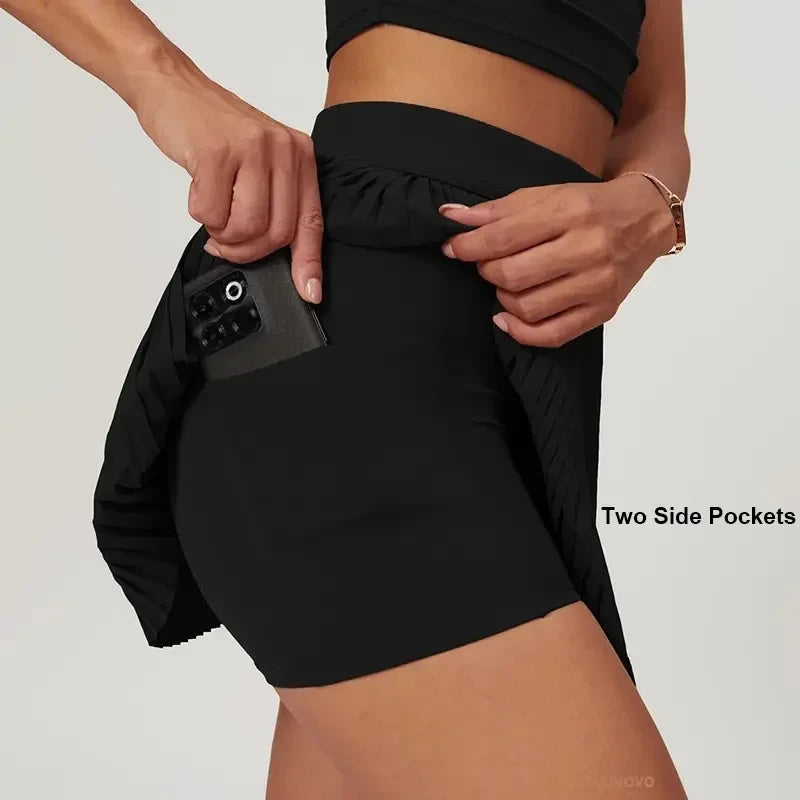 Pleated Tennis Skirt with Inner Pocket