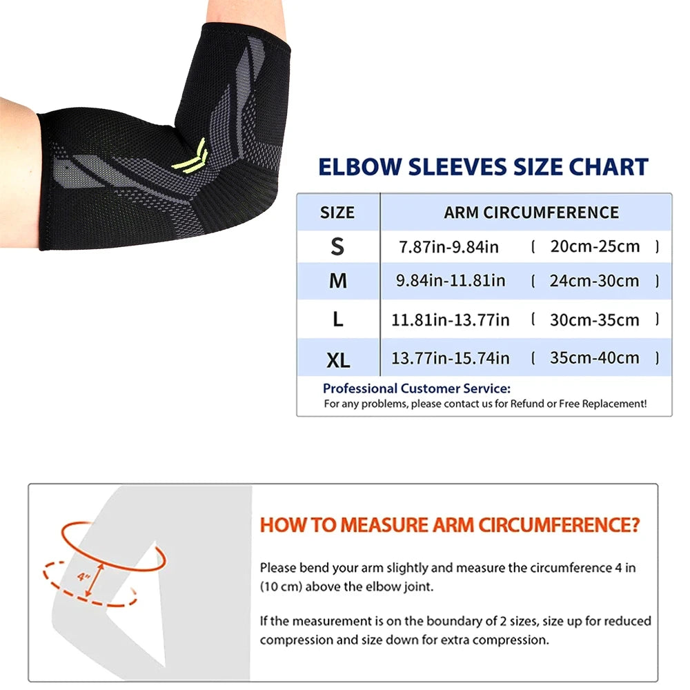 Elastic Compression Elbow Support Brace