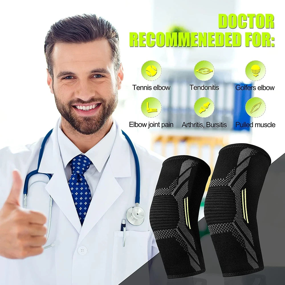 Elastic Compression Elbow Support Brace