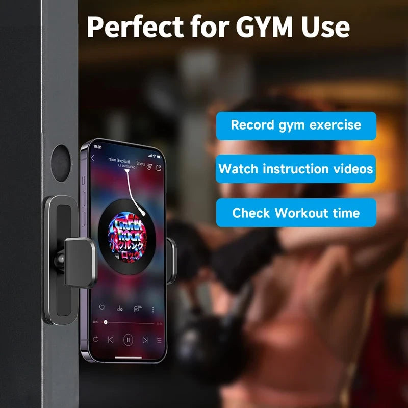 Adjustable Magnetic Gym Phone Holder