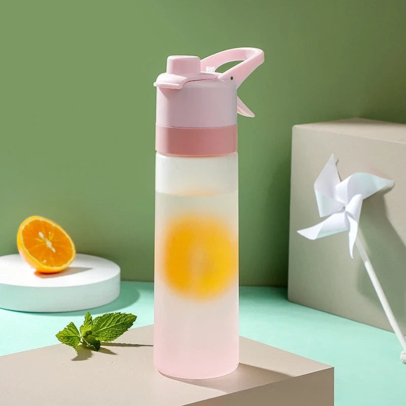 Mist Spray Sports Water Bottle
