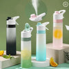 Mist Spray Sports Water Bottle