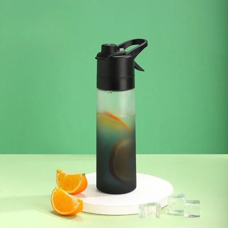 Mist Spray Sports Water Bottle