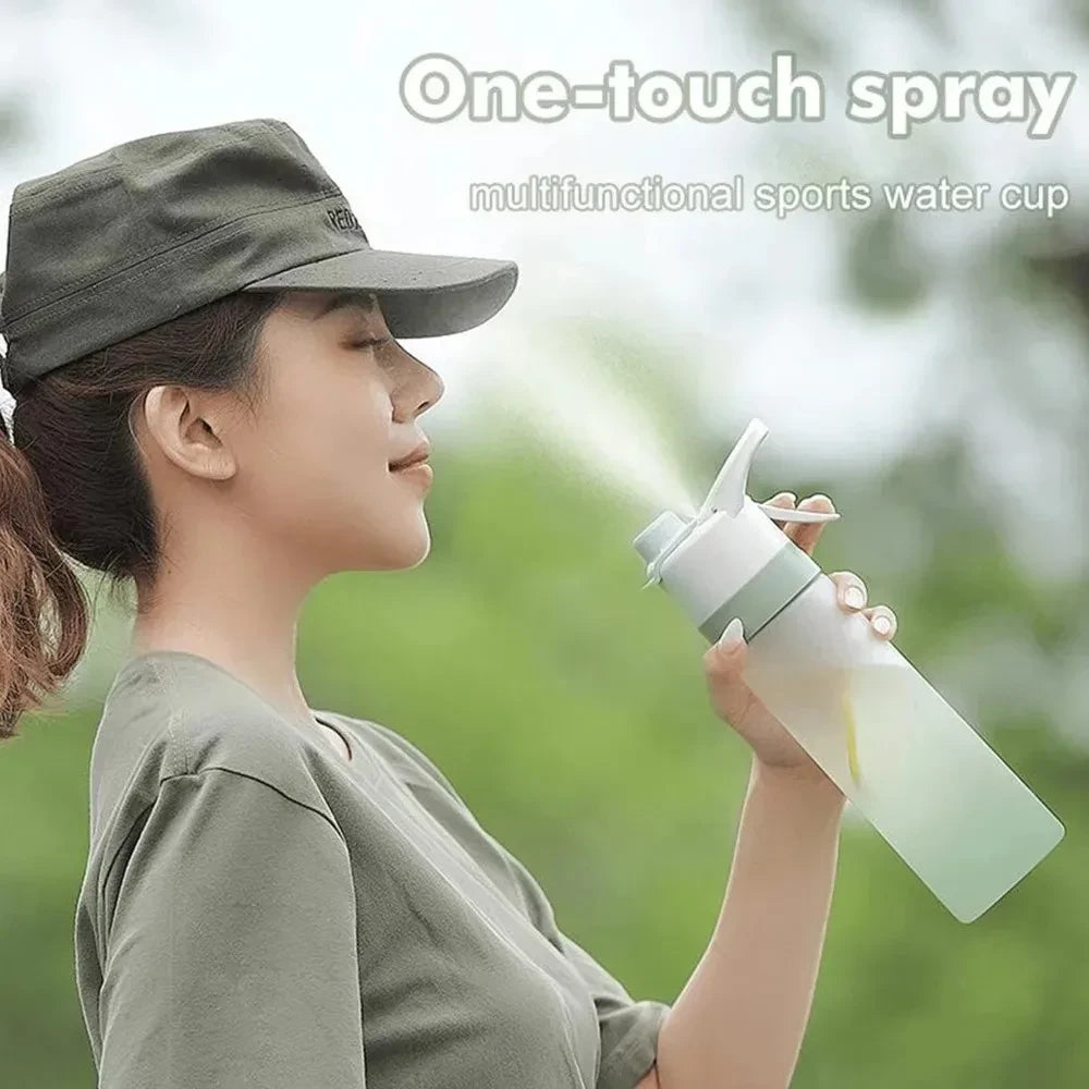 Mist Spray Sports Water Bottle