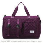 Sports bag with wet/dry compartment