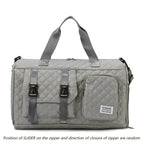 Sports bag with wet/dry compartment
