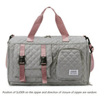 Sports bag with wet/dry compartment