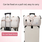 Sports bag with wet/dry compartment