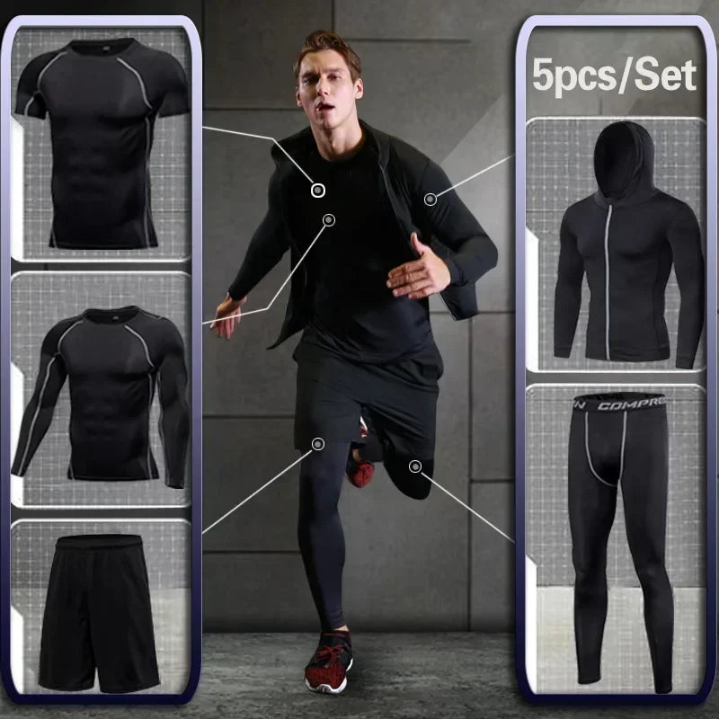 Mens Compression Sportswear Set