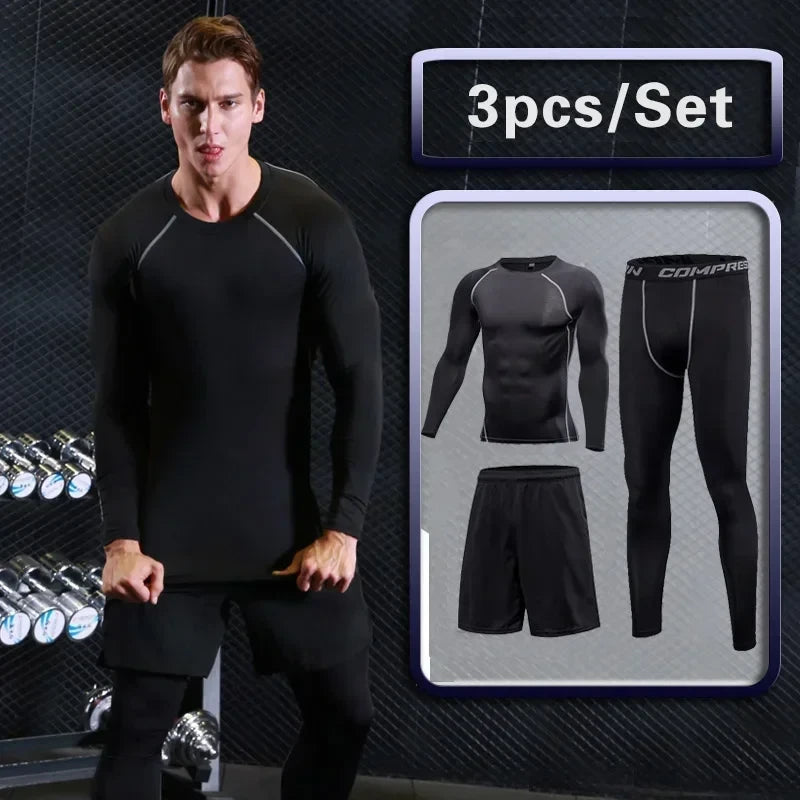 Mens Compression Sportswear Set
