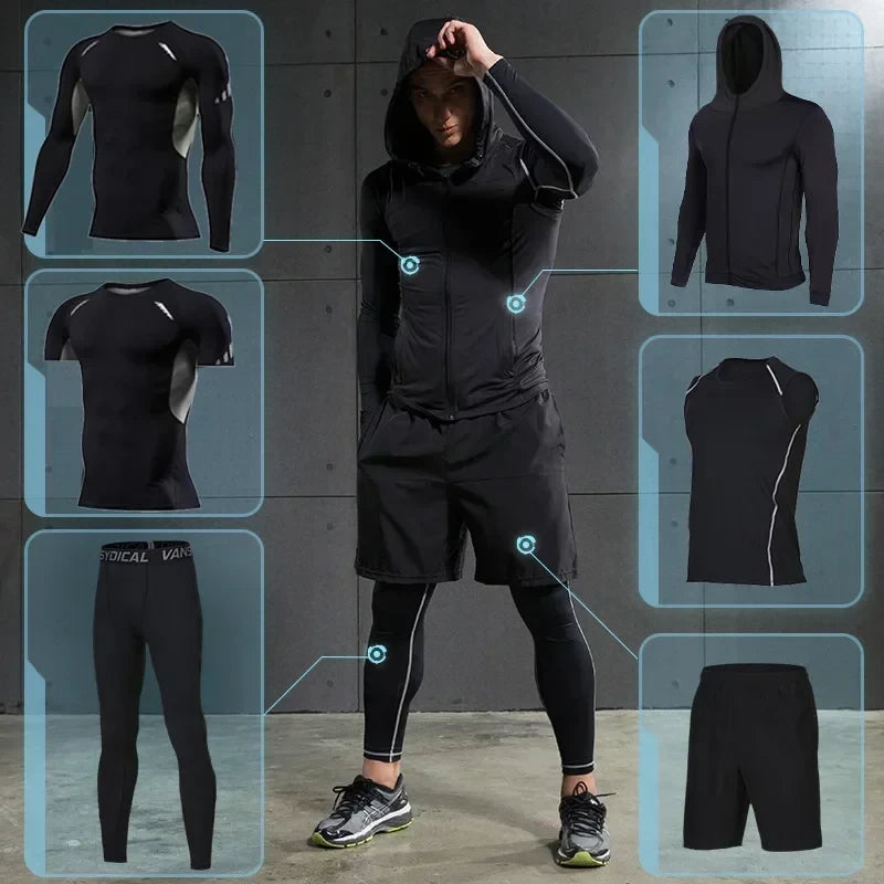 Mens Compression Sportswear Set