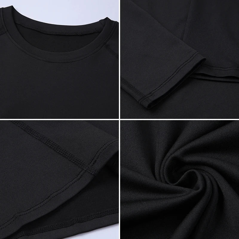 Mens Compression Long Sleeve Training Top