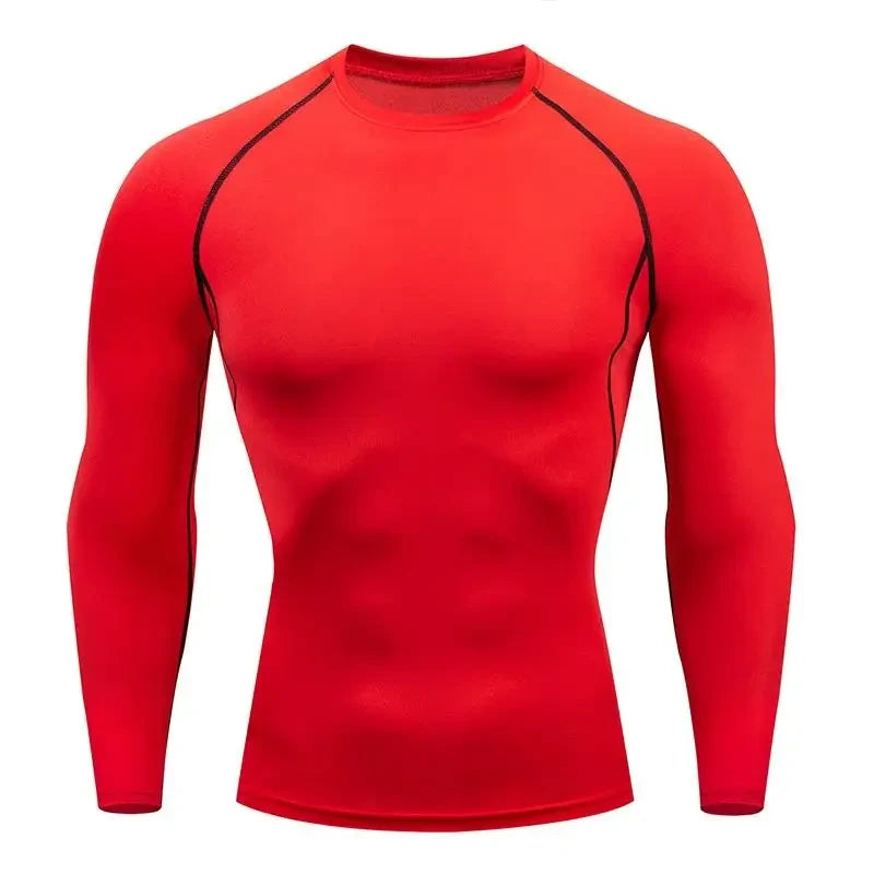 Mens Compression Long Sleeve Training Top