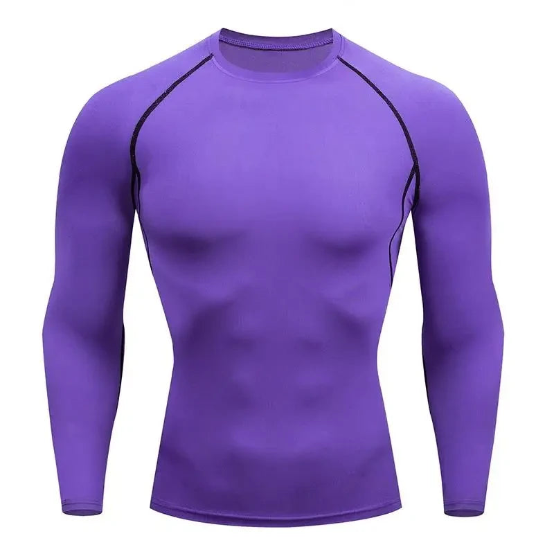 Mens Compression Long Sleeve Training Top