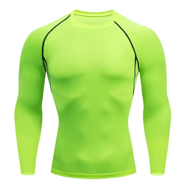 Mens Compression Long Sleeve Training Top