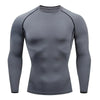 Mens Compression Long Sleeve Training Top