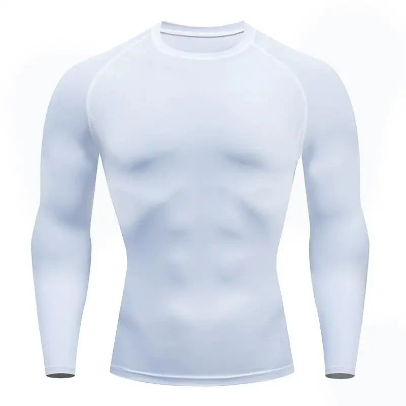 Mens Compression Long Sleeve Training Top