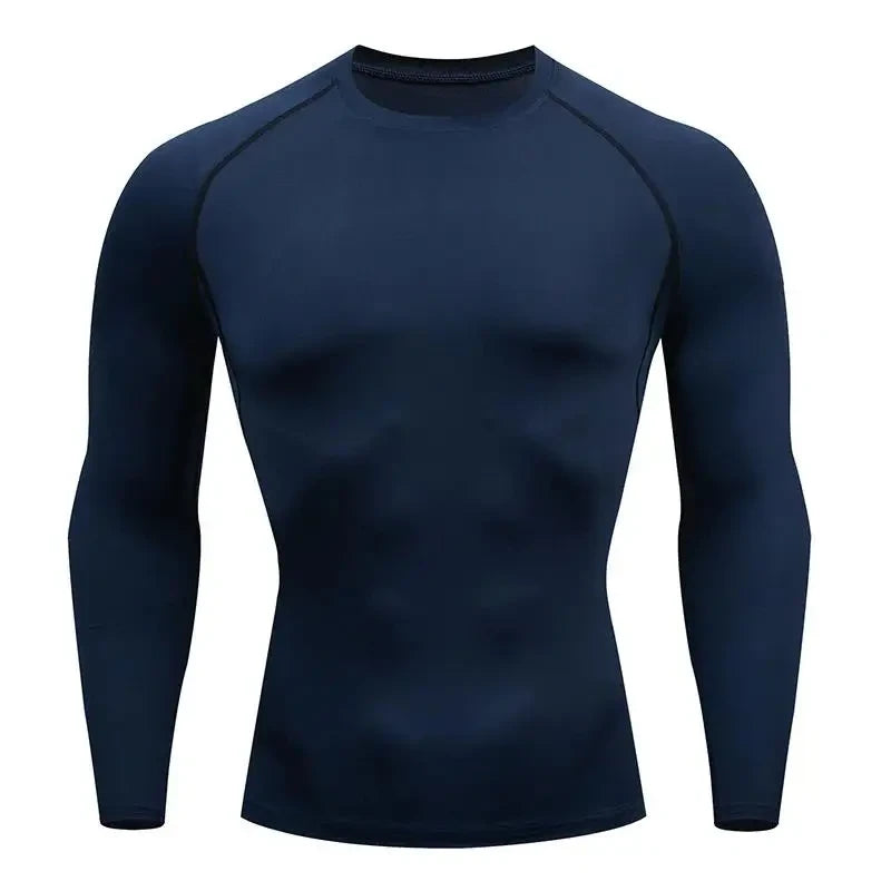 Mens Compression Long Sleeve Training Top