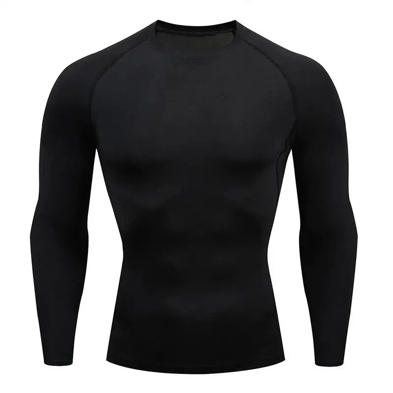 Mens Compression Long Sleeve Training Top