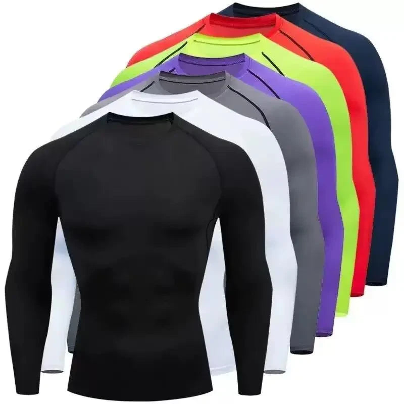 Mens Compression Long Sleeve Training Top