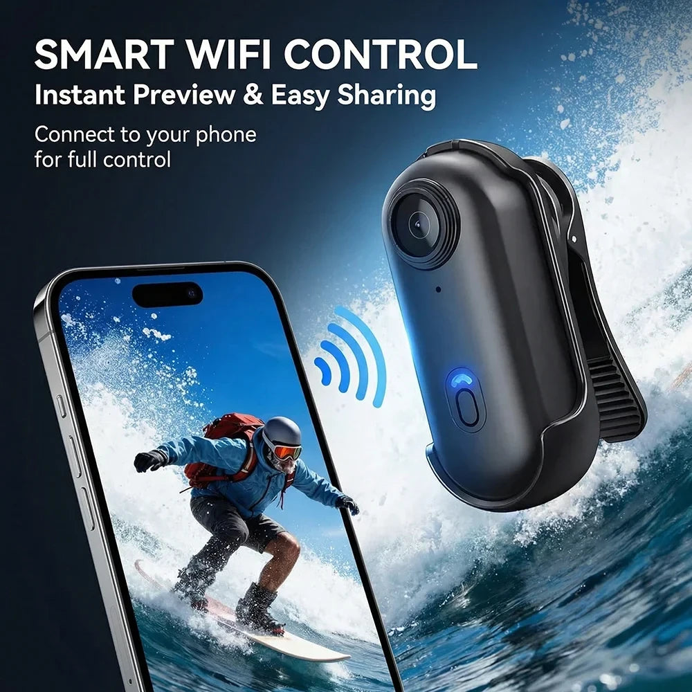 Magnetic Mini Pocket Action Camera