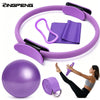 Pilates Fitness Ball and Ring Set