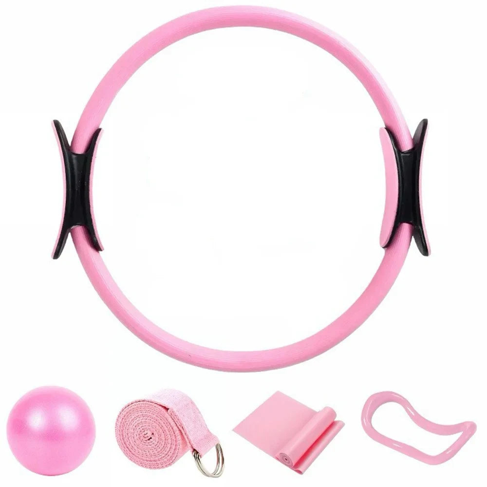 Pilates Fitness Ball and Ring Set