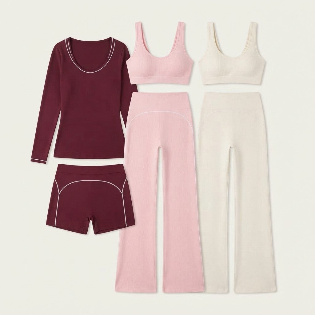 Seamless Yoga Tracksuit Set
