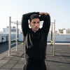 Solid Fleece Fitness Hoodie