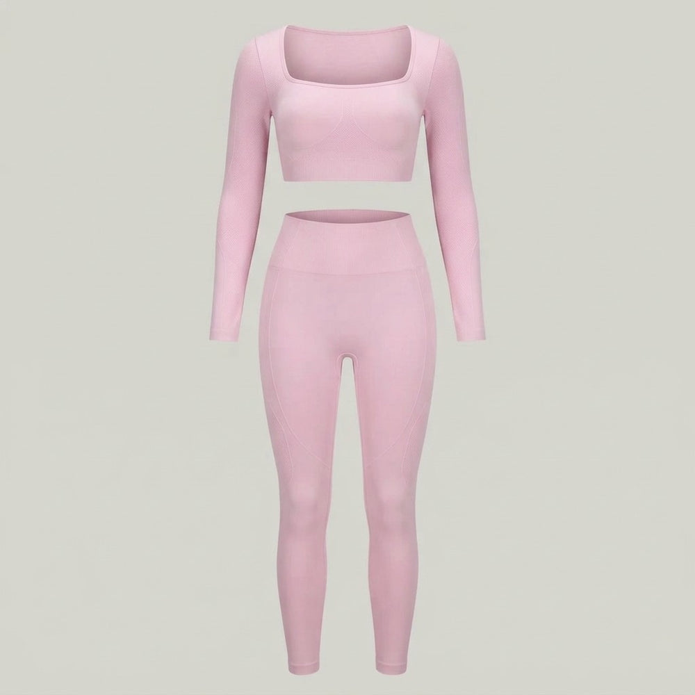 Seamless Knit Workout Set