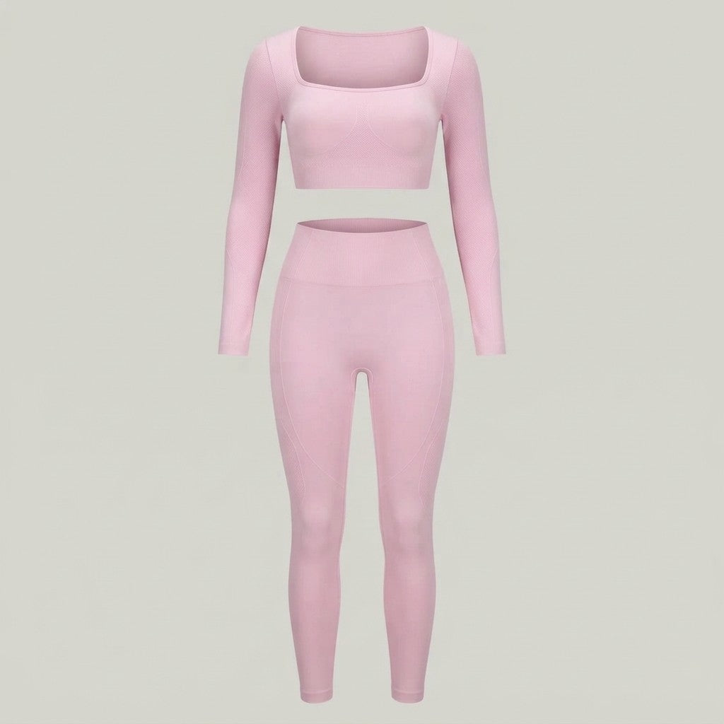 Seamless Knit Workout Set