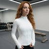 Womens Solid Zipper Sports Jacket
