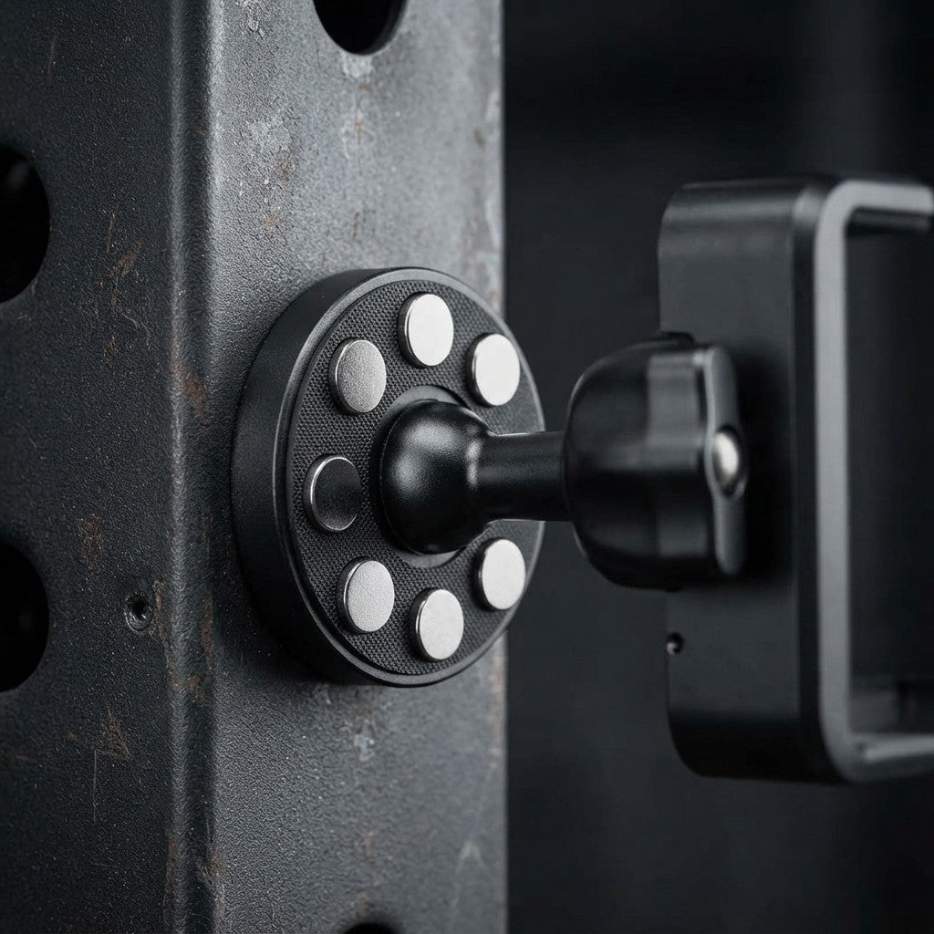 Adjustable Magnetic Gym Phone Holder