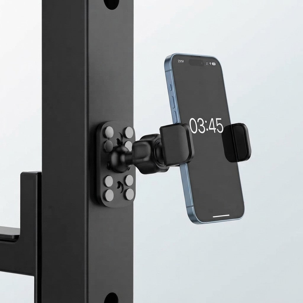 Adjustable Magnetic Gym Phone Holder