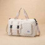 Sports bag with wet/dry compartment